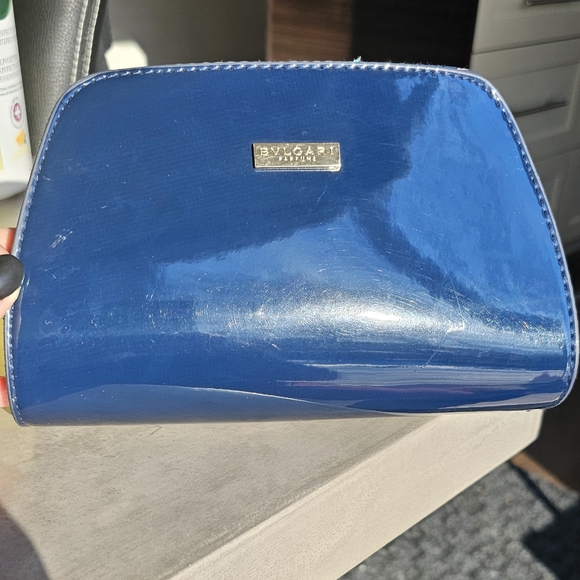 BVLGARI Handbags - Bvlgari navy blue little bag